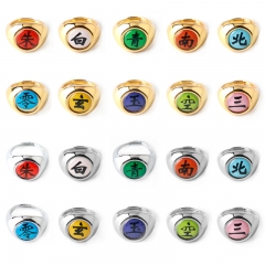 20 Styles Naruto Cos Decorative Finger Anime Ring