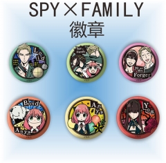 6 Styles SPY×FAMILY Anime Brooch