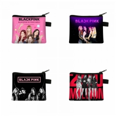 40 Styles K-POP BLACKPINK Polyester For Student Single Layer Storage Bag Anime Coin Purse