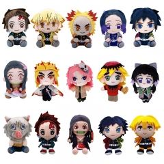 15 Styles 22CM Demon Slayer: Kimetsu no Yaiba Cartoon Anime Plush Toy Doll