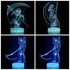 3 Styles 2 Different Bases Soul Eater Anime 3D Nightlight with Remote Control