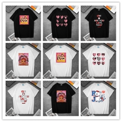 41 Styles K-POP BTS Bulletproof Boy Scouts Cartoon Character Pattern Anime T Shirts