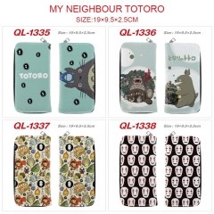 7 Styles My Neighbor Totoro Cartoon Character Anime PU Zipper Wallet Purse