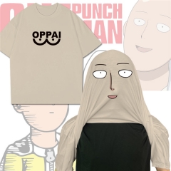One Punch Man Funny Pattern Cosplay Color Printing Anime T shirt
