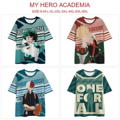 5 Styles Boku no Hero Academia / My Hero Academia Cosplay 3D Digital Print Milk Fiber Materials Anime T-shirt