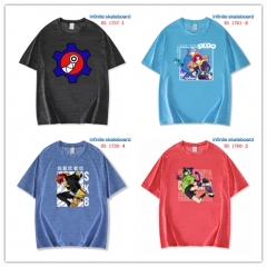 6 Styles 6 Color SK∞/SK8 the Infinity Cartoon Pattern T-shirt Anime Short shirts