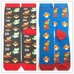 2 Styles Super Mario Bro Anime  Long Socks