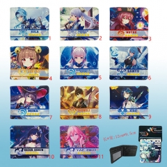 11 Styles 12*9.5cm Genshin Impact  Digital Print  Anime Wallet