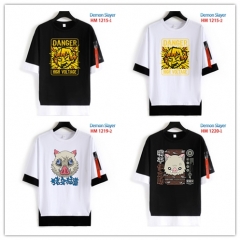36 Style Demon Slayer: Kimetsu no Yaiba Cartoon Pattern Anime Cotton T-shirts