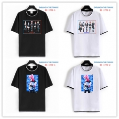 26 Style DARLING in the FRANXX Cartoon Pattern Anime Cotton T-shirts