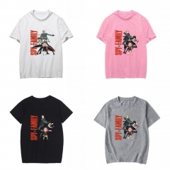25 Styles SPY×FAMILY Printed Loose Short Sleeve Top Anime T shirt