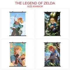 7 Styles The Legend of Zelda Anime Wall Scroll Wallscrolls（60*90cm)）