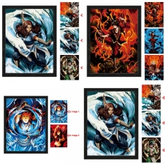 3 Styles Avatar: The Last Airbender Lenticular Flip Anime 3D Posters（10pcs/set） (No Frame)