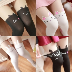 15 Styles Sailor Moon Totoro Danganronpa Monokuma For Girls Knee-high Socks Anime Silk Stockings 95CM
