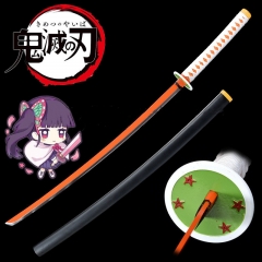 104CM Demon Slayer: Kimetsu no Yaiba Tsuyuri Kanawo Cosplay Anime Steel Sword Weapon
