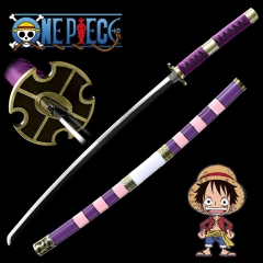 104CM One Piece Luffy Cosplay Anime Steel Sword Weapon