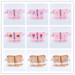 35 Styles K-POP BTS Bulletproof Boy Fluffy Baby Cartoon Character Pattern Anime Gloves