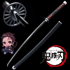 104CM Demon Slayer: Kimetsu no Yaiba Kamado Tanjirou Cosplay Anime Steel Sword Weapon