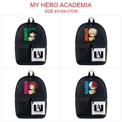 8 Styles My Hero Academia Nylon Waterproof Black Anime Backpack Bag