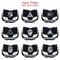 9 Styles Harry Potter Color-block Leather Anime Cosplay Cartoon PU Diagonal Package Bag