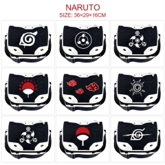 8 Styles Naruto Color-block Leather Anime Cosplay Cartoon PU Diagonal Package Bag