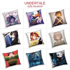 15 Styles Undertale Cartoon Pattern Anime Pillow 45*45CM