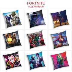 8 Styles Fortnite Cartoon Pattern Anime Pillow 45*45CM