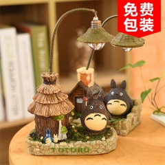 2 Styles Anime My Neighbor Totoro Cartoon Decoration PVC Figure Flashlight Nightlight