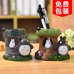 Anime My Neighbor Totoro Cartoon Decoration PVC Figure Pen Holder