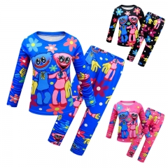 3 Colors Poppy Playtime Canvas Cosplay Costume Hoodie Top+Pants Set For Children