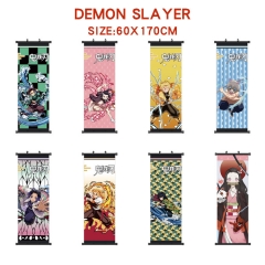 14 Styles Demon Slayer: Kimetsu no Yaiba Waterproof Wall Scroll Anime Wallscrolls （60*170cm）