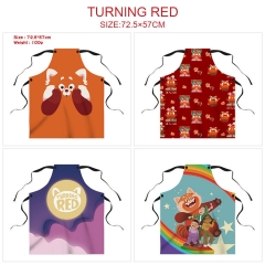 5 Styles Turning Red Cartoon Household Anime Apron