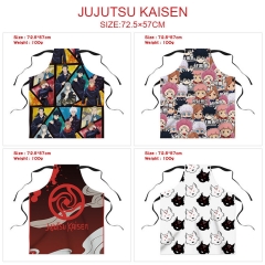 8 Styles Jujutsu Kaisen Cartoon Household Anime Apron