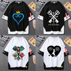 25 Styles Kindom Hearts Cosplay Unisex Anime T shirt