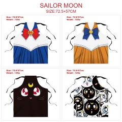 8 Styles Pretty Soldier Sailor Moon Cartoon Household Anime Apron