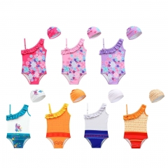 7 Styles Encanto Canvas Cap Cosplay Costume Swimsuit/Swimwear+Hat Set For Children