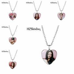 7 Styles ITZY CRAZY IN LOVE Cartoon Anime Necklace