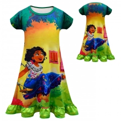 Encanto Canvas Cosplay Nightgown Costume Pajamas/Pyjamas For Children
