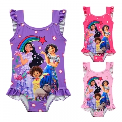 3 Colors Encanto Canvas Cosplay Costume Swimsuit/Swimwear For Children