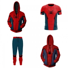 6 Styles Spider Man Printing Cosplay Sweater Cosplay Anime Hooded Hoodie