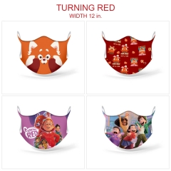 6 Styles Turning Red Cartoon Color Printing Anime Mask