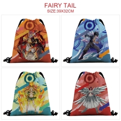 6 Styles Fairy Tail 3D Digital Print Anime Drawstring Bags