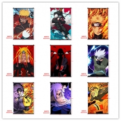 31 Styles Naruto Cosplay Cartoon Wall Scrolls Anime Wallscrolls (60*90cm)
