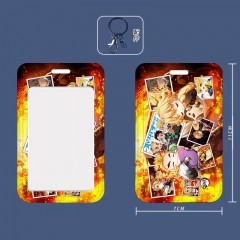 2 Styles Demon Slayer: Kimetsu no Yaiba Anime Card Holder Bag with Keyring