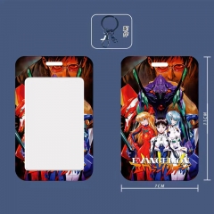 2 Styles EVA/Neon Genesis Evangelion Anime Card Holder Bag with Keyring