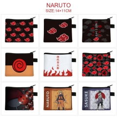 20 Styles Naruto Cartoon Coin Purse Anime Wallet