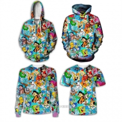 4 Styles Stoned Toons 90s Cosplay Game Sweater 3D Anime Cosplay Sweater Hoodie