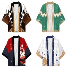 32 Styles Genshin Impact Cosplay For Party Kimono Haori T-shirt Cloak