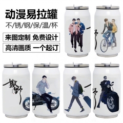 7 Styles Act Wildly Cartoon Pop Cans Printing Character Anime Cups 350ML