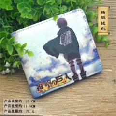 3 Styles Attack on Titan / Shingeki No Kyojin Cartoon Cosplay Purse PU Leather Anime Short Wallet
